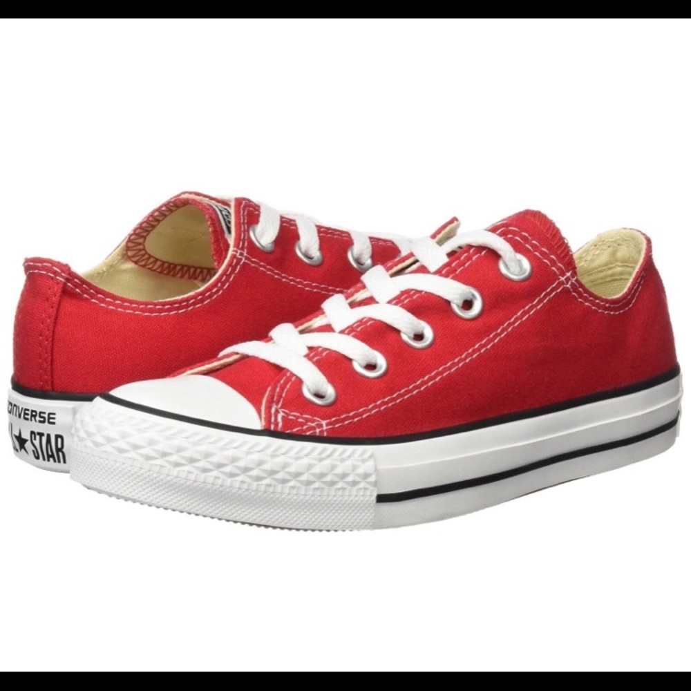 Red all star converse